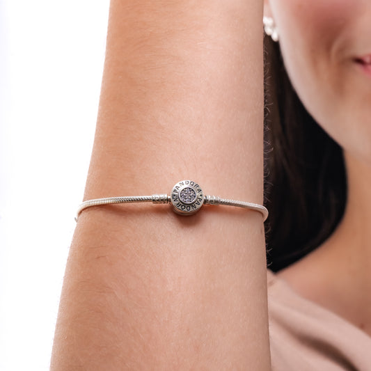 PULSERA ESTILO PANDORA PLATA