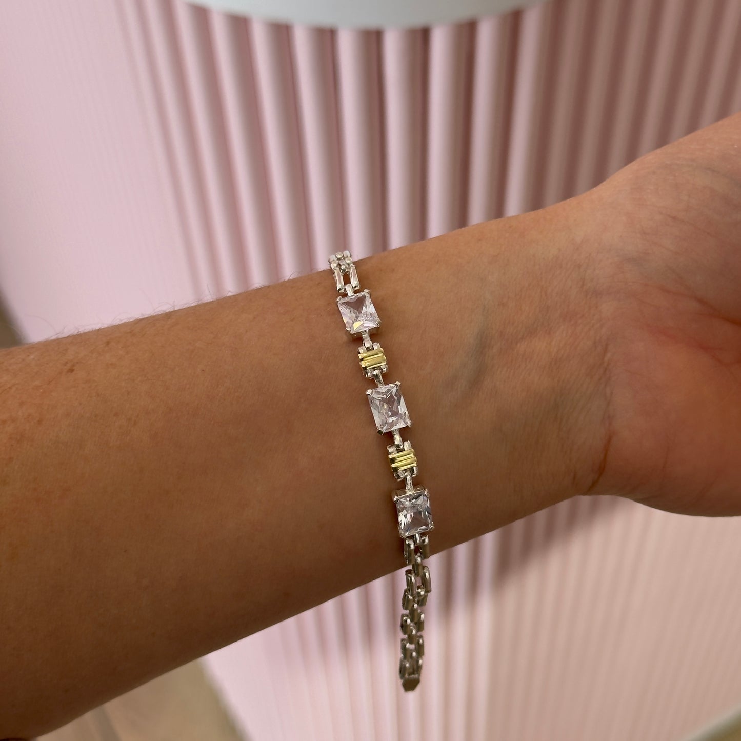 PULSERA AUGUSTA PLATA Y ORO