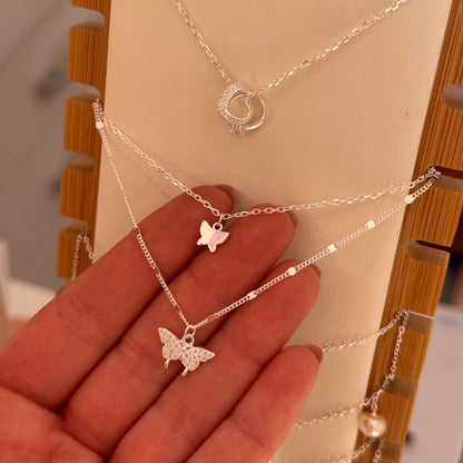 CADENITA DOBLE MARIPOSA