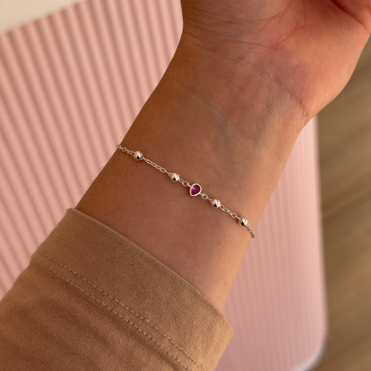 PULSERA LÍA PLATA