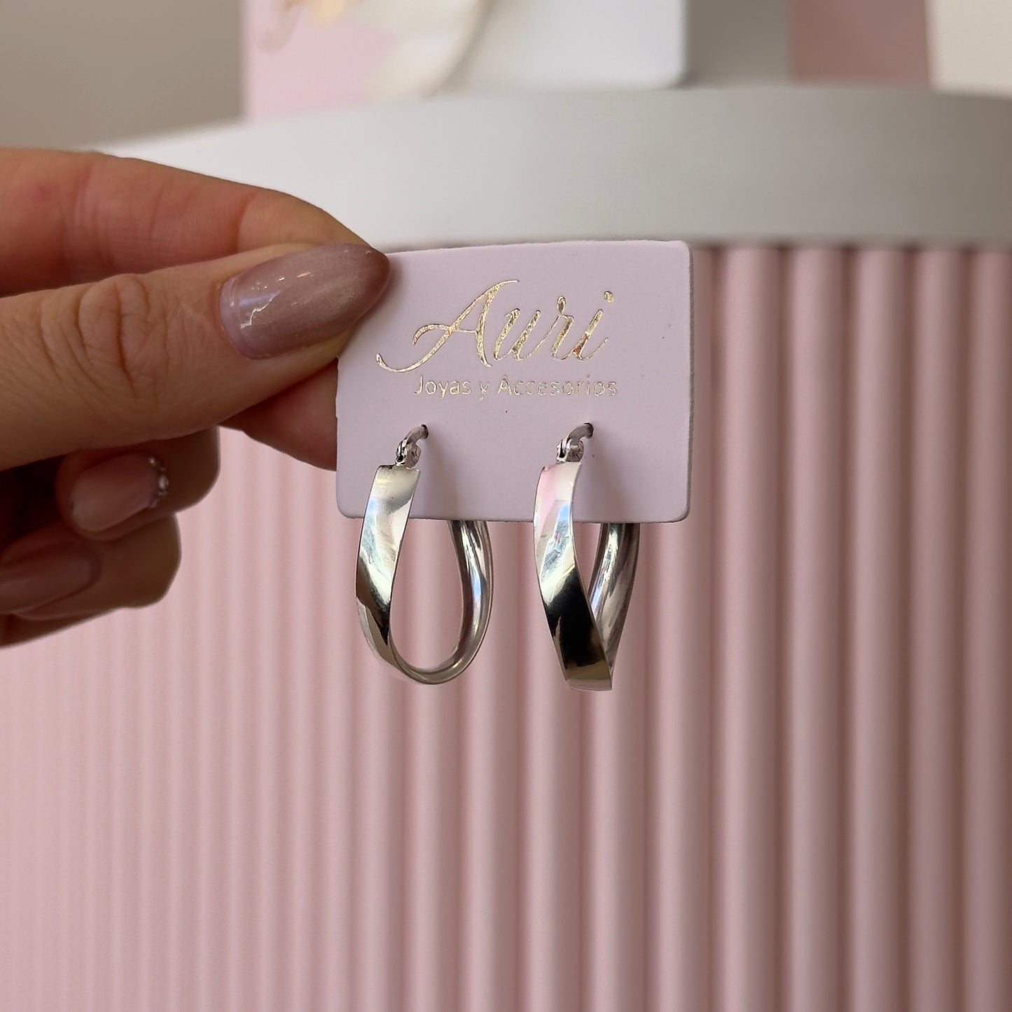 AROS BALI PLATA LISA