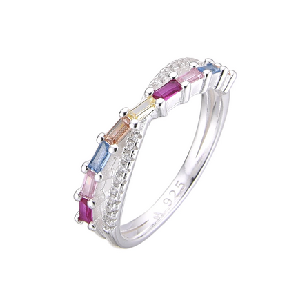 ANILLO IRIS PLATA