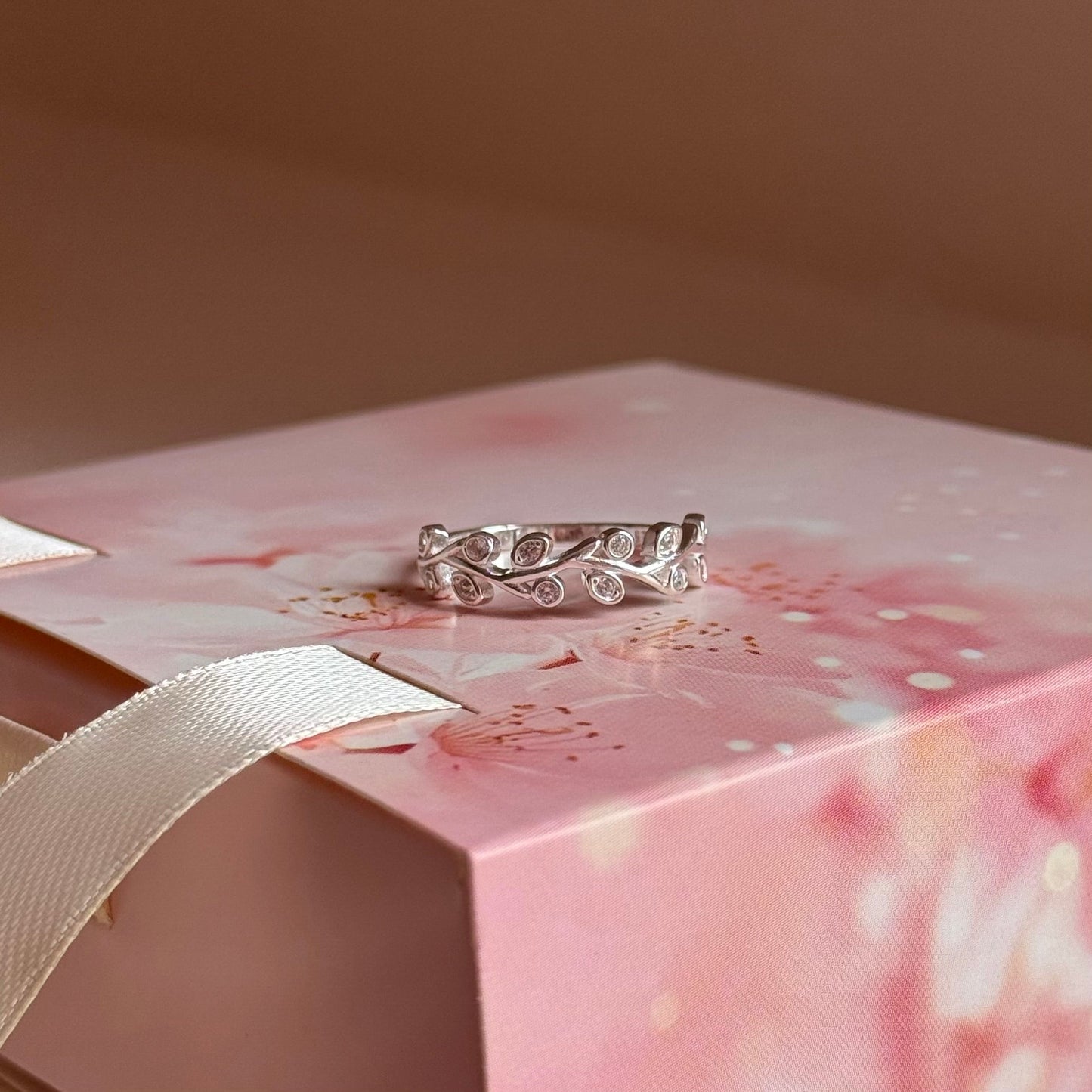 ANILLO ESPIGA DE LUZ PLATA