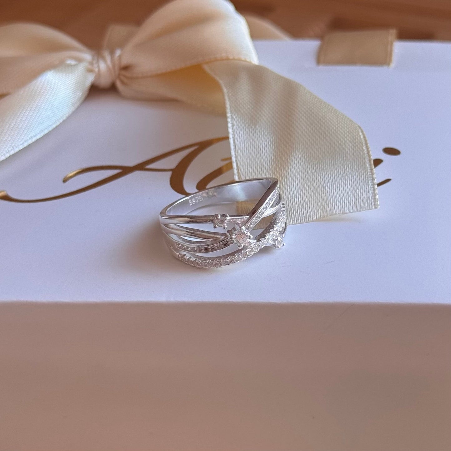ANILLO DALYA PLATA