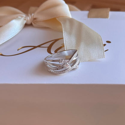 ANILLO DALYA PLATA