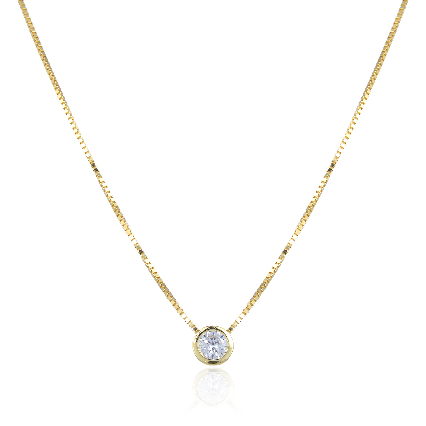 CADENITA PUNTO DE LUZ DORADO