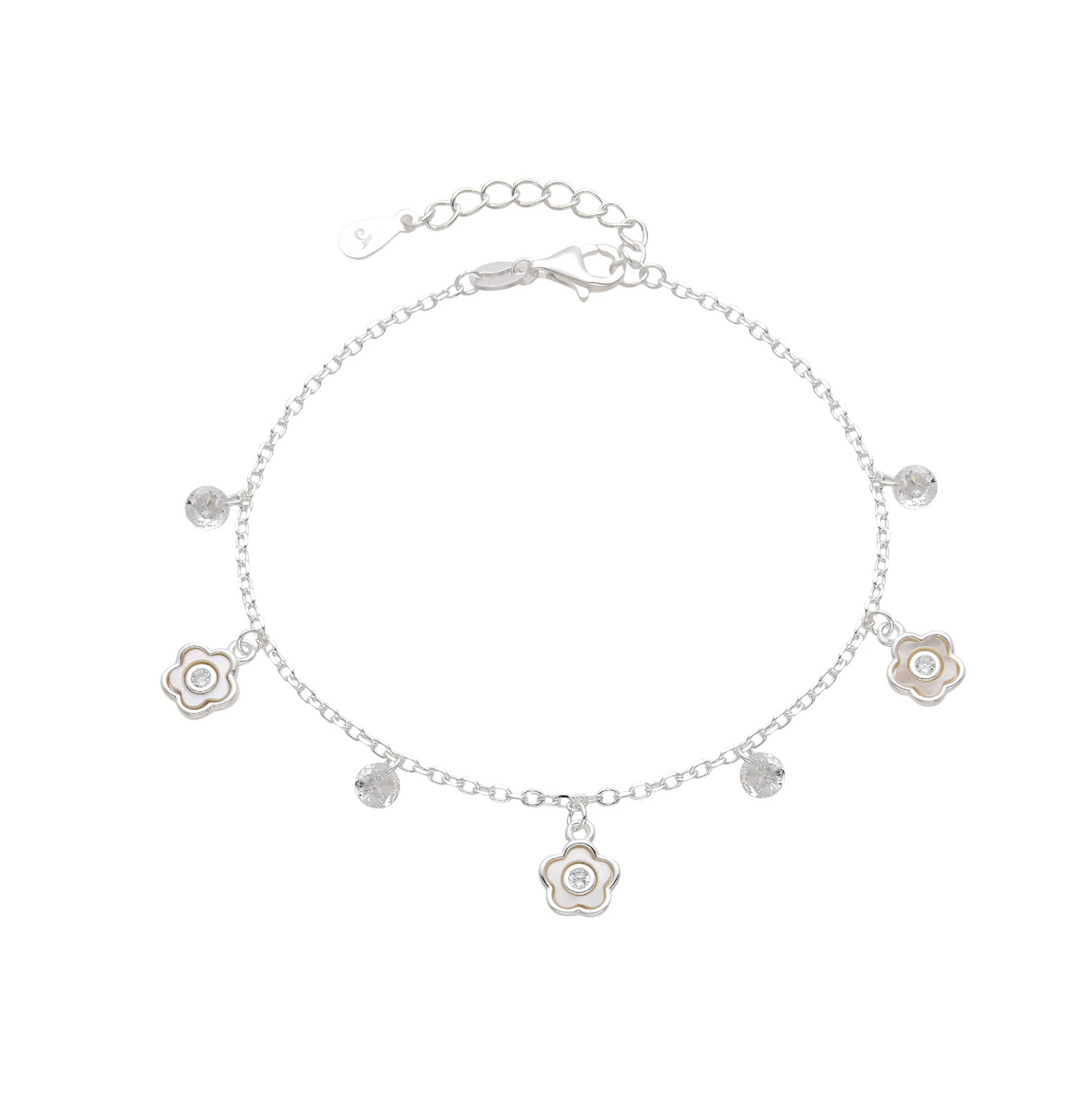 PULSERA FLORES NÁCAR